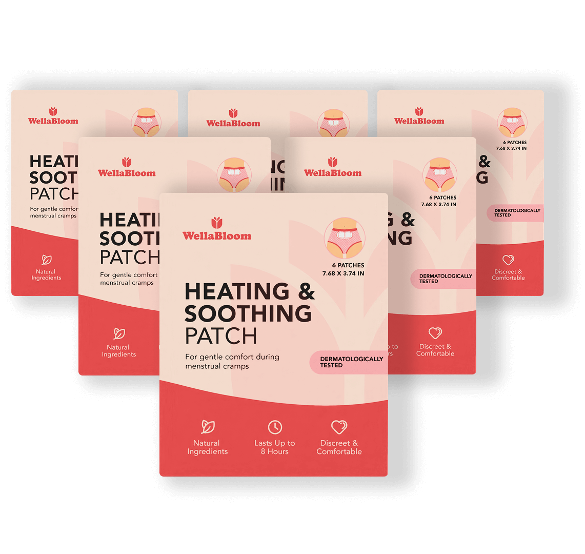 Wellabloom Heating Patches and Soothing Patches for Menstrual Cramps